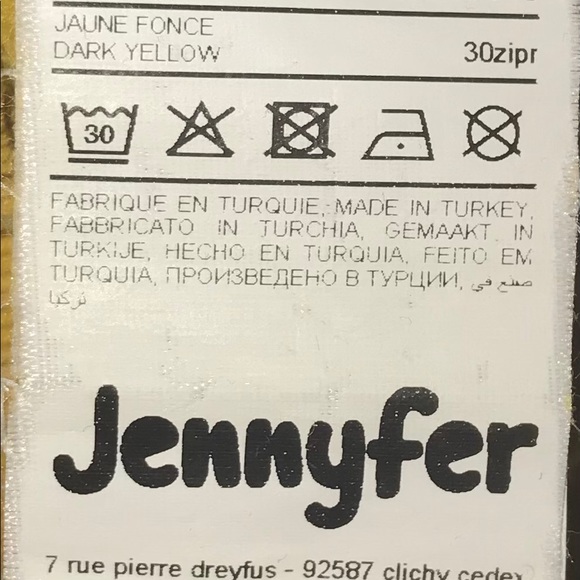 warm yellow long-sleeved t-shirt with white stripe - Picture 5 of 6